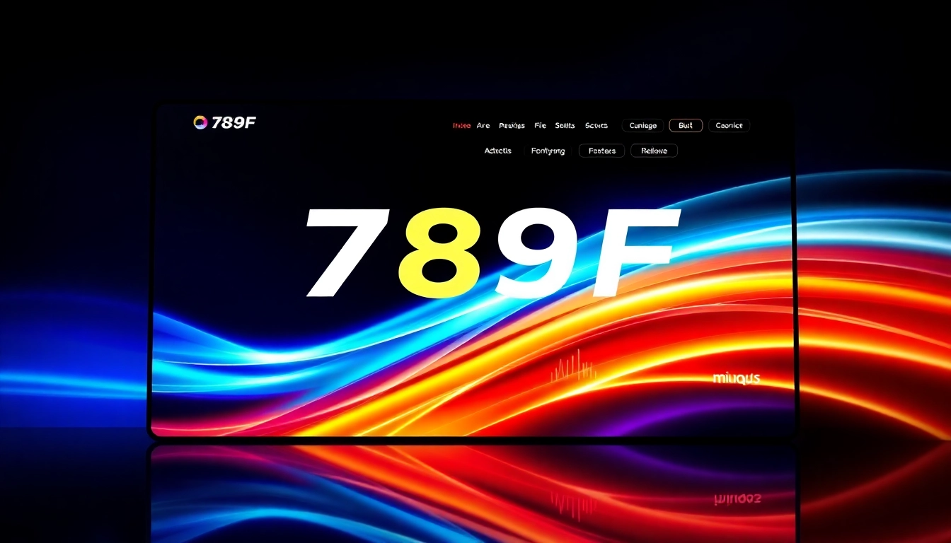 789F branding logo on a sleek digital platform, highlighting innovation and user engagement for increased online visibility