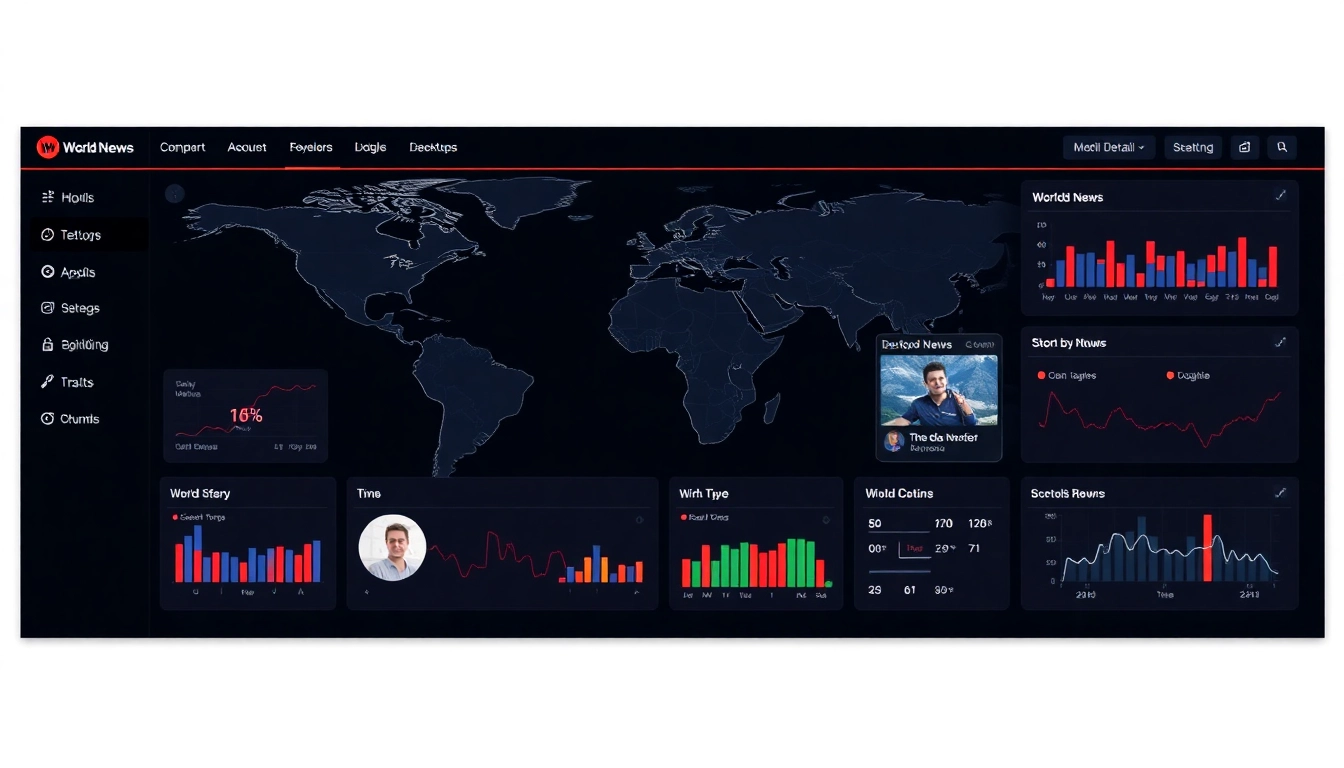 Professional journalist analyzing global World News updates on a sleek digital tablet for