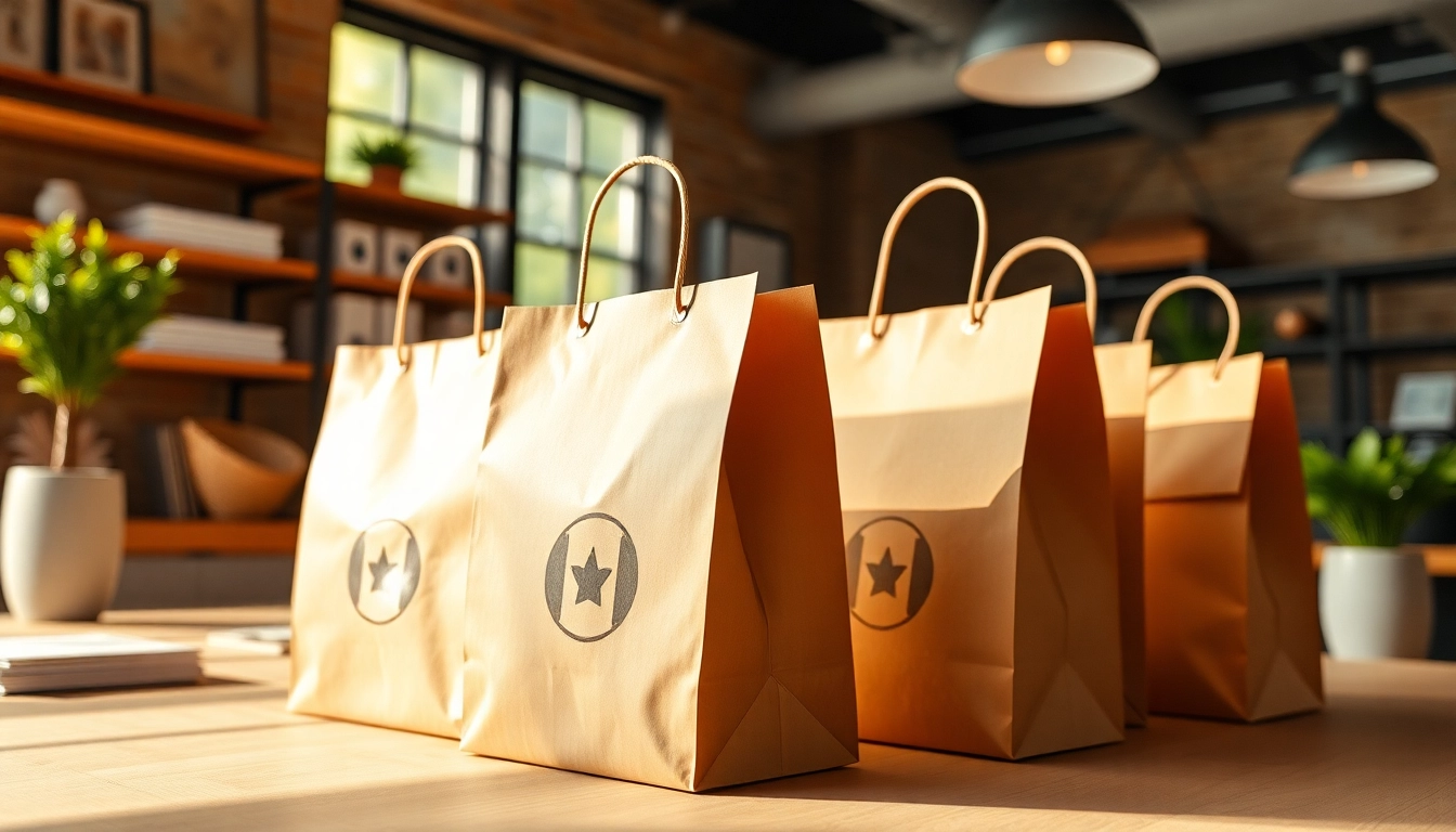 High-quality torba papierowa being custom printed with eco-friendly design in a manufacturing