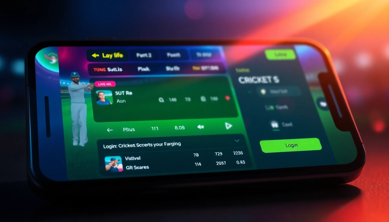 Cricbet99 login process illustration showing a user accessing betting platform on a smartphone
