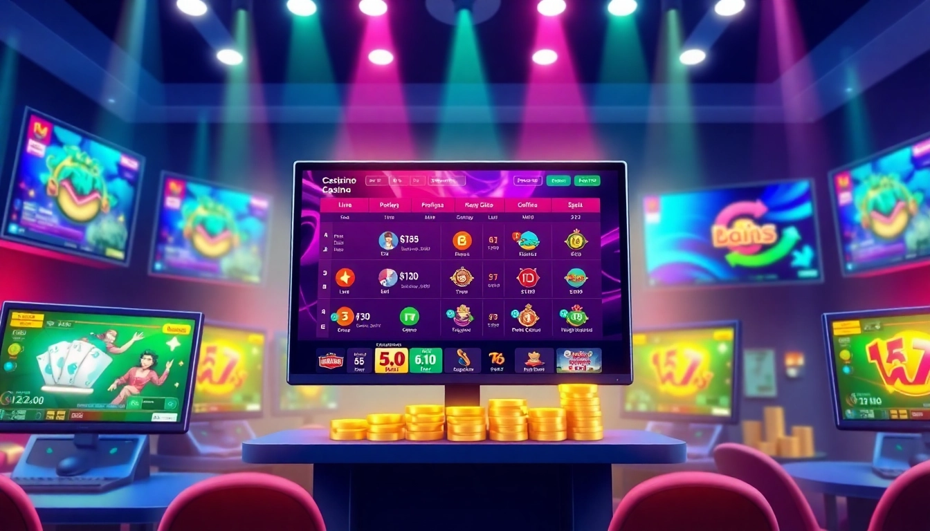 Reliable casino siteleri platform showcasing live casino games and user interface with engaging